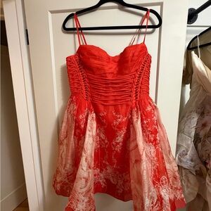 Zimmermann Vibrant Red Dress